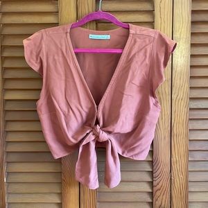 Abercrombie Tie Crop Top
